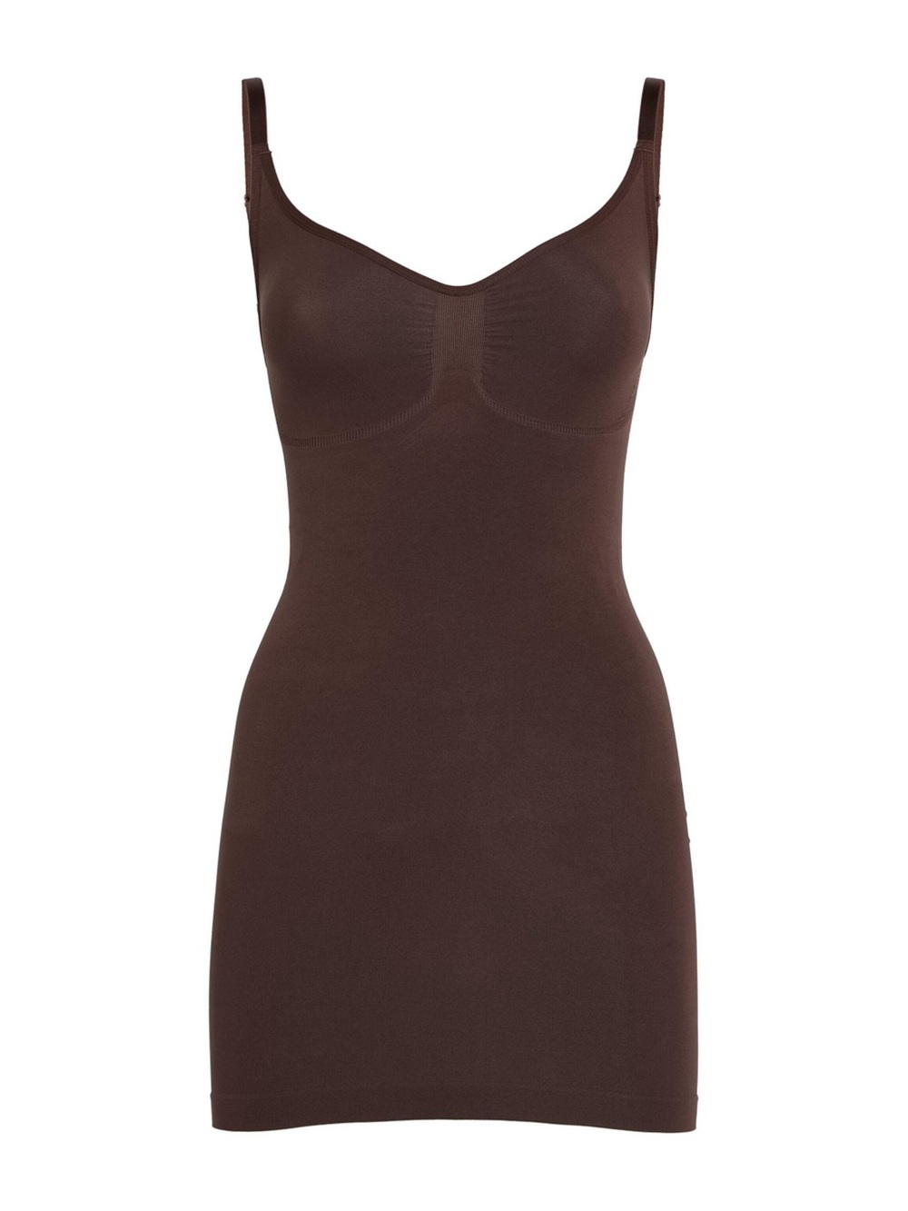 Skims Brown Seamless Sculpt Dress